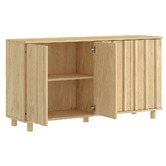 Cape Furniture Elian Fluted 4 Door Sideboard