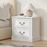 Cape Furniture Ludolf 2 Drawer Bedside Table