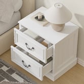 Cape Furniture Ludolf 2 Drawer Bedside Table