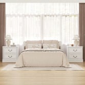 Cape Furniture Ludolf 2 Drawer Bedside Table