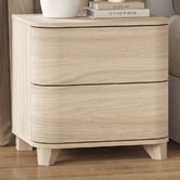 Cape Furniture Severin 2 Drawer Bedside Table