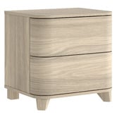 Cape Furniture Severin 2 Drawer Bedside Table
