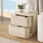 Cape Furniture Severin 2 Drawer Bedside Table