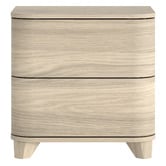 Cape Furniture Severin 2 Drawer Bedside Table