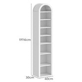 Cape Furniture Karsten Arch Slim Shelving Unit