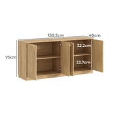 Cape Furniture Londelle 4 Door Sideboard