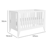 Babyrest Babyrest Franka Malaysian Oak Wood Cot
