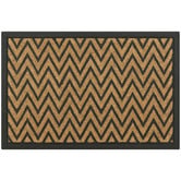 Matfx Chevron Faux Coir Doormat