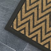 Matfx Chevron Faux Coir Doormat