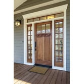 Matfx Chevron Faux Coir Doormat