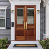 Matfx Coir &amp; Rubber Scroll Doormat