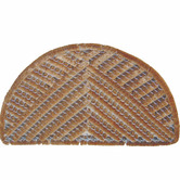 Matfx Natural Bottlebrush Scraper Curved Doormat