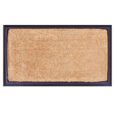 Matfx Natural Plain Printed Coir Doormat