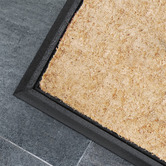 Matfx Natural Plain Printed Coir Doormat