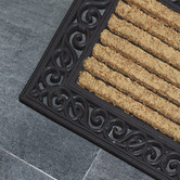 Matfx Coir &amp; Rubber Scroll Doormat