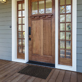 Matfx Black Modern Scraper Doormat
