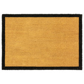 Matfx Black Bordered Coir Doormat