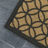 Matfx Geometric Faux Coir Doormat
