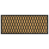 Matfx Criss Cross Faux Coir Doormat