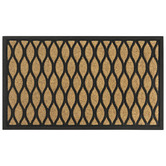 Matfx Criss Cross Faux Coir Doormat
