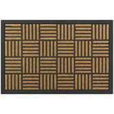 Matfx Checks Faux Coir Doormat