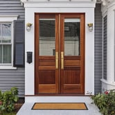 Matfx Natural Plain Printed Coir Doormat
