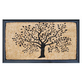 Matfx Natural Tree Printed Coir Doormat