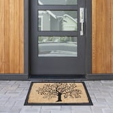 Matfx Natural Tree Printed Coir Doormat
