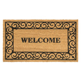Matfx Natural Welcome Coir Doormat