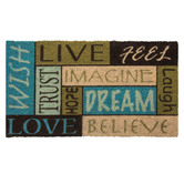 Matfx Multi-Coloured Dream Coir Doormat