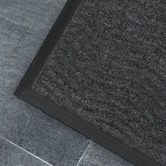 Matfx Charcoal Ripple Rubber Doormat