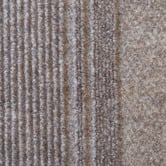 Matfx Beige Ribbed Hallway Runner
