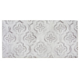 Matfx White Ludovica Anti-Fatigue Kitchen Mat