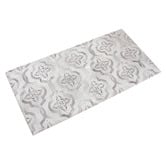 Matfx White Ludovica Anti-Fatigue Kitchen Mat