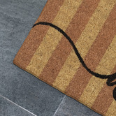 Matfx Welcome Stripe Coir Doormat