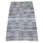Artisan &amp; Co Blue Striped Woven Rug