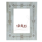Artisan &amp; Co Engraved Bone Photo Frame