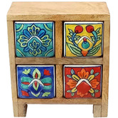 Artisan &amp; Co 4 Drawer Ceramic Jewellery Box