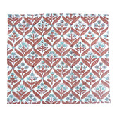 Artisan &amp; Co Pink &amp; Turquoise Flowers Cotton Table Napkins