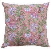 Artisan &amp; Co Lush Flowers Cotton Cushion
