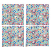 Artisan &amp; Co Multi-Coloured Flowers Cotton Table Napkins