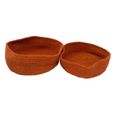 Artisan &amp; Co 2 Piece Jute Storage Basket Set