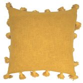 Artisan &amp; Co Tasselled Cotton Cushion