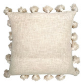 Artisan &amp; Co Tasselled Cotton Cushion