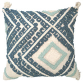 Artisan &amp; Co Tufted Diamond Cotton Cushion