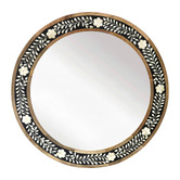 Artisan &amp; Co Zinnia Mango Wood Wall Mirror