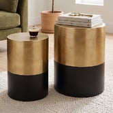 Artisan &amp; Co 2 Piece Azalea Side Table Set