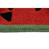Boulevarde Rugs Watermelon Hand Made Kids' Wool-Blend Rug