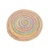 Boulevarde Rugs Plaited Hand Made Round Jute Rug