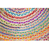Boulevarde Rugs Plaited Hand Made Round Jute Rug